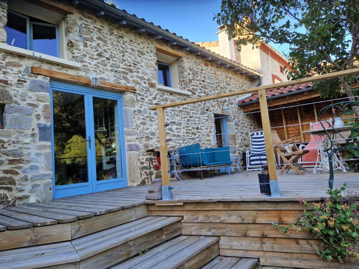 La Maison Du Vigneron Auzon Luaran gambar